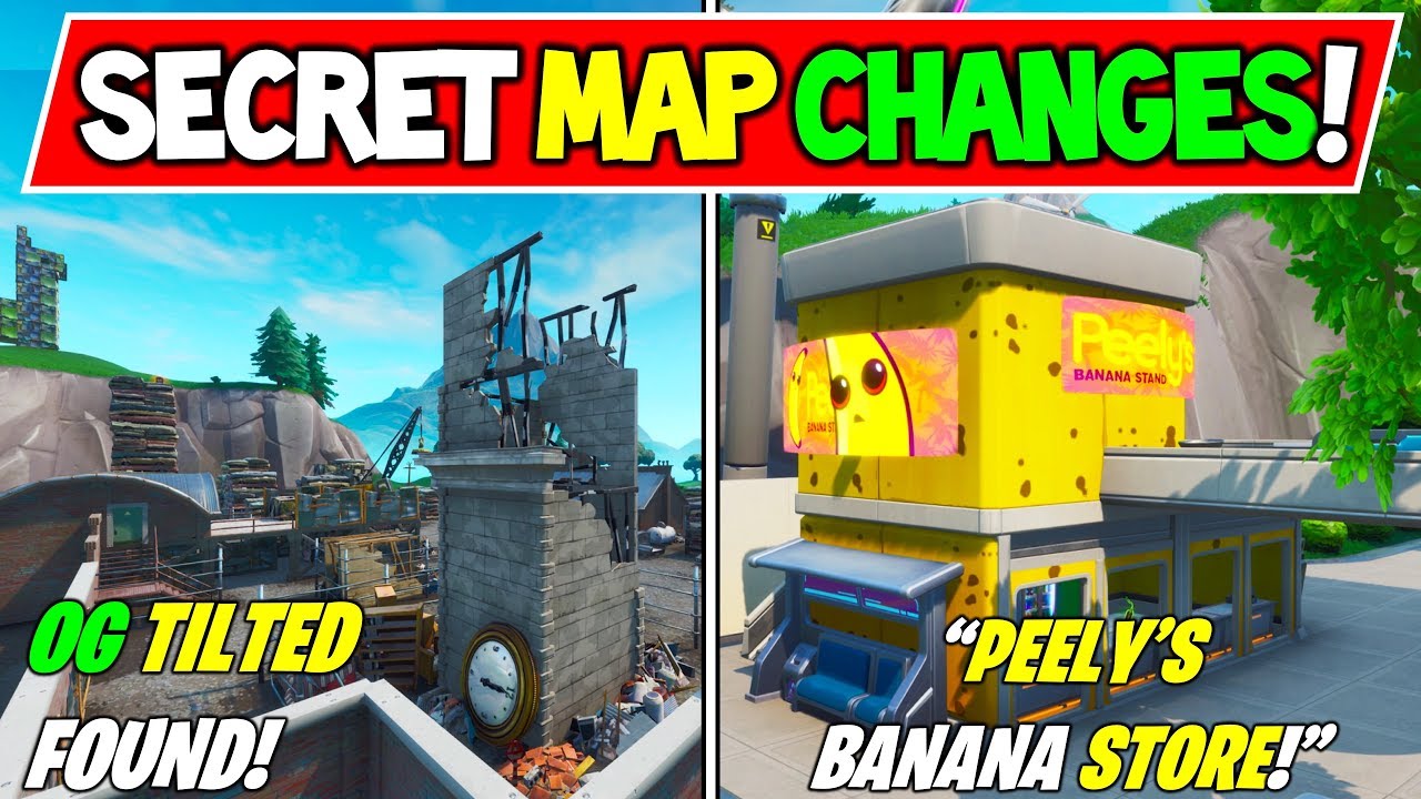 *NEW* FORTNITE SECRET MAP CHANGES v9.00 SEASON 9! 