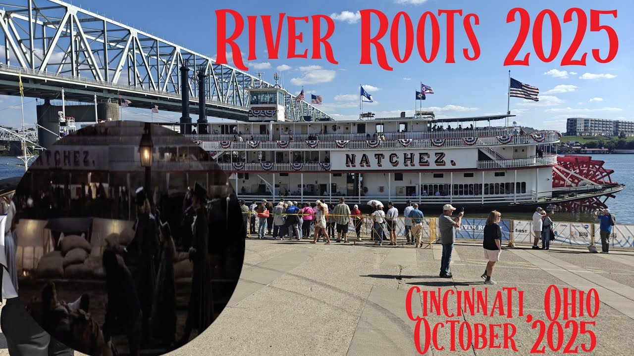 River Roots 2025 — Верхом на Натчезе из фильма «Интервью с вампиром»! | Цинциннати, Огайо