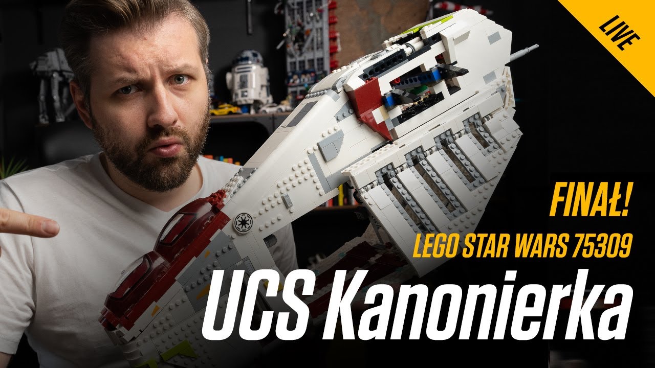 LEGO Star Wars 75309 UCS Republic Gunship / Kanonierka Live Build 3