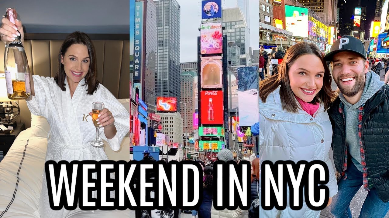 VLOG: weekend in NYC w/ my fiancé! (our last hurrah)