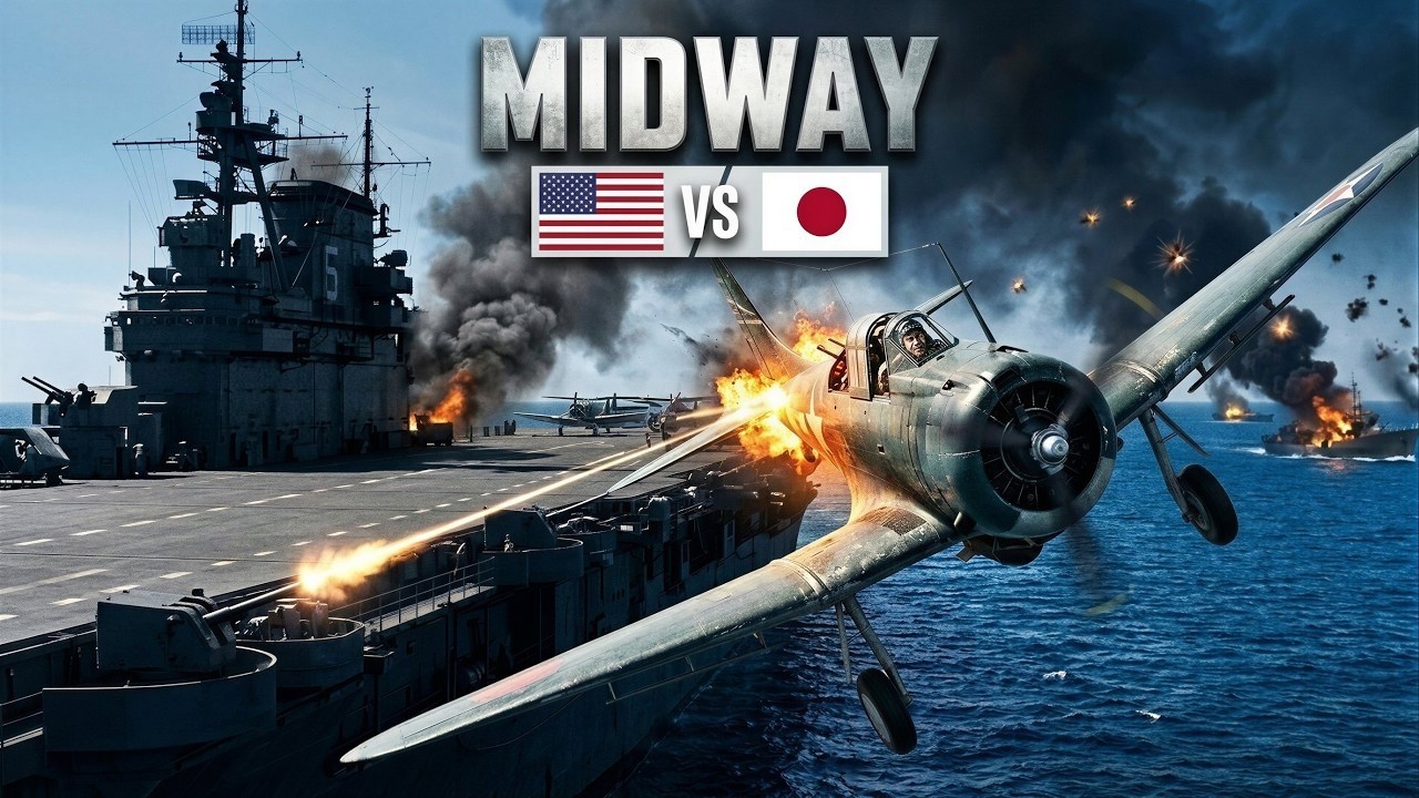 BITWA o Midway 1942 | Bitwa, kt&oacute;ra ZMIENIŁA Wojnę na Pacyfiku