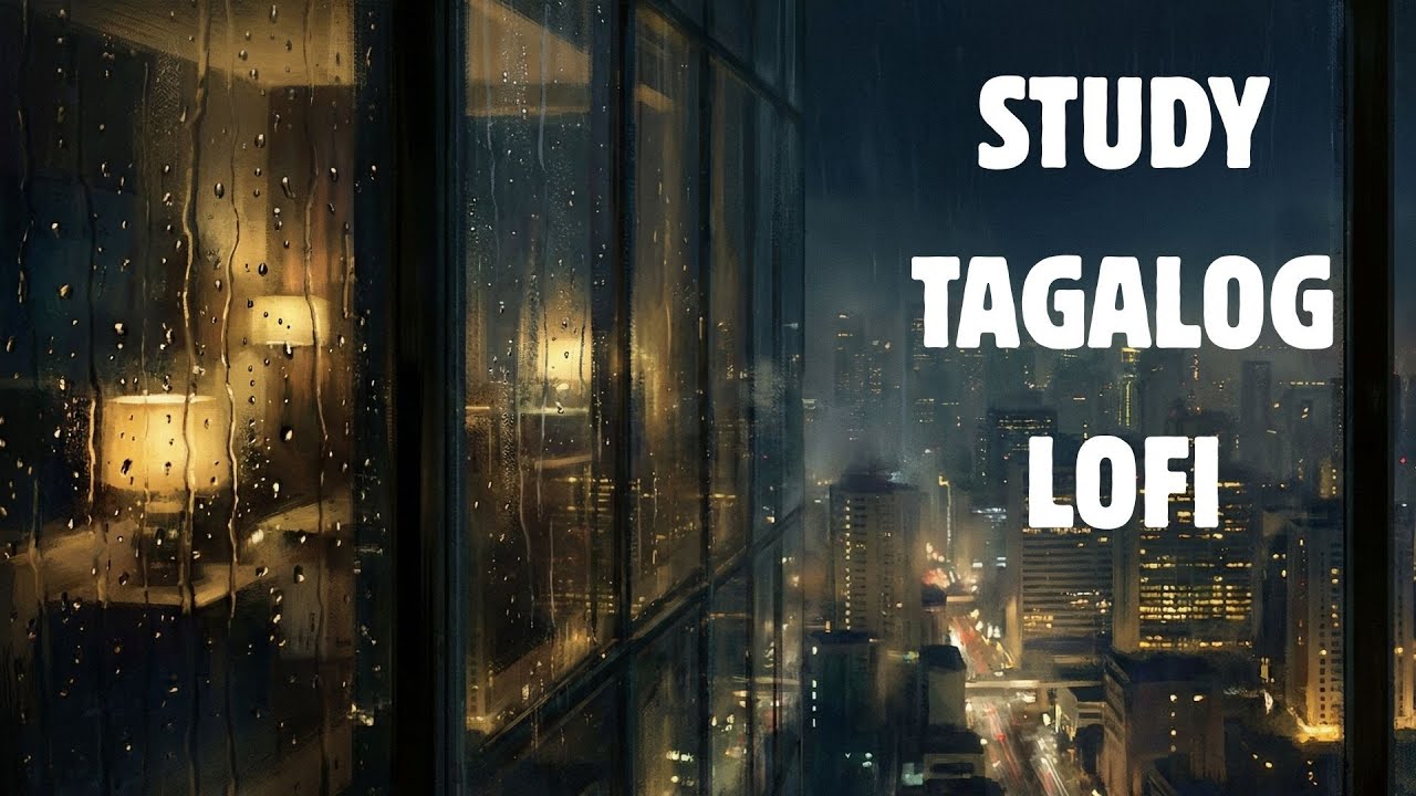 Tagalog Lo-Fi for Studying 🌧️ | Rainy Night City View (No Lyrics)
