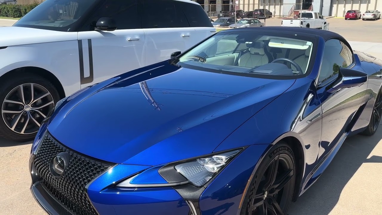 Tulsa Auto Wraps | White Glove Auto | Lexus LC500 | XPEL Fusion Ceramic Coating | Walk-around.