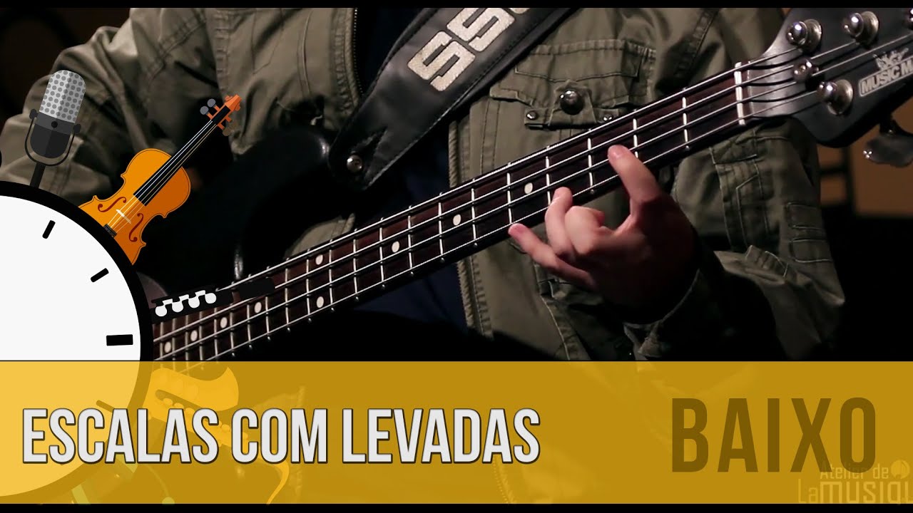 Escalas com levada (baixo) - Dica do Minuto #104