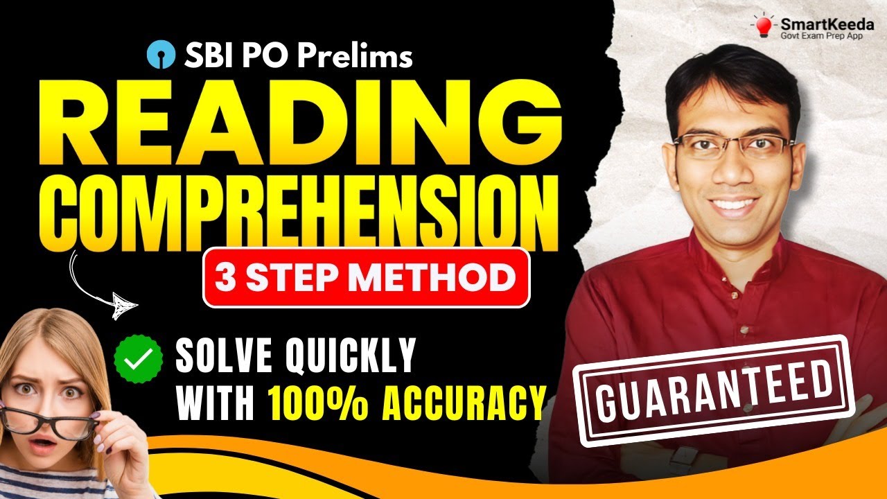 Reading Comprehension for Bank Exams | SBI PO Prelims 2025 | RC Tricks & Daily Practice | Smartkeeda
