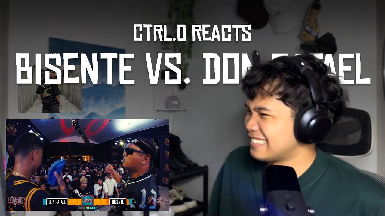 CTRL.O Reacts | Rap Battle Reaction Video | Fliptop - Bisente vs. Don Rafael