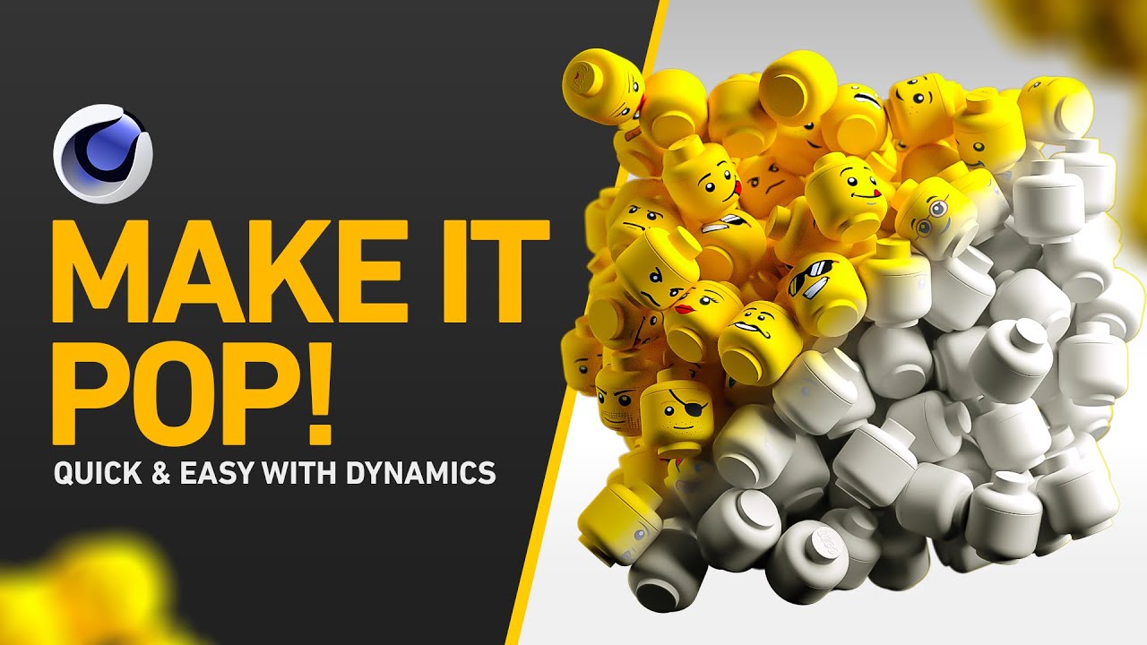 Игривая динамика &laquo;POP&raquo; | Учебное пособие по Cinema4D