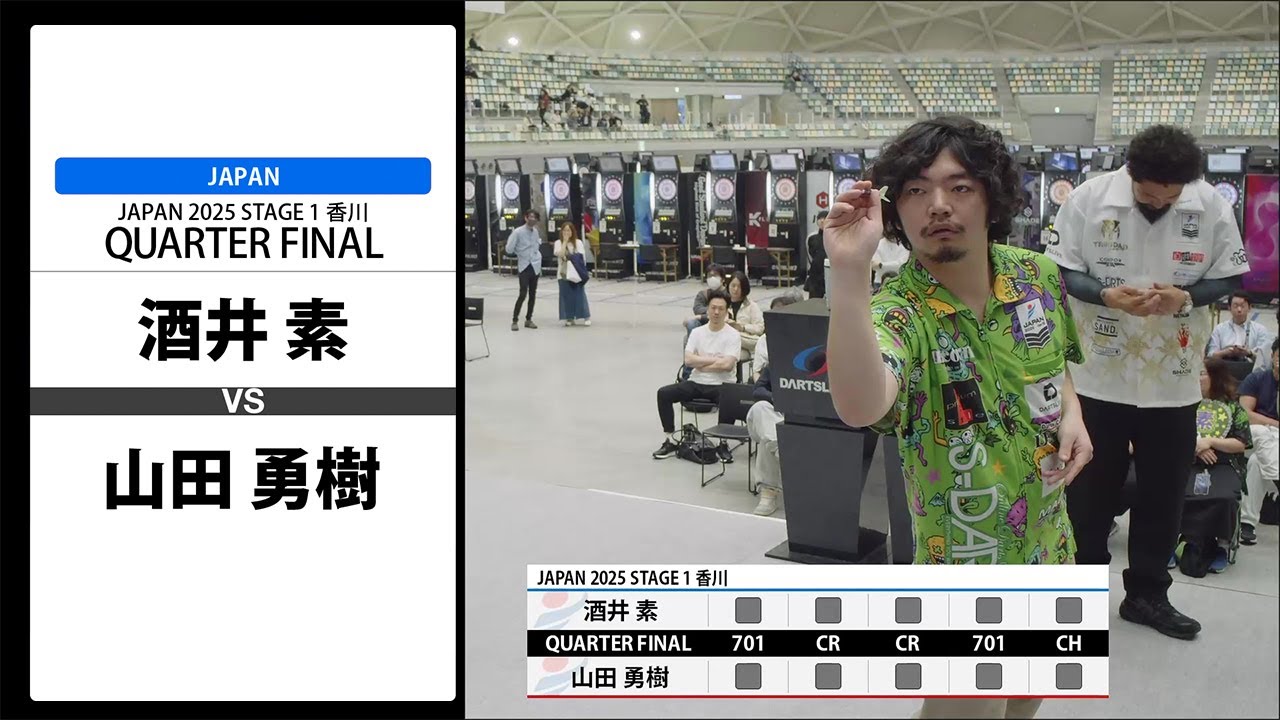 【酒井 素 VS 山田 勇樹】JAPAN 2025 STAGE1 香川 QUARTER FINAL