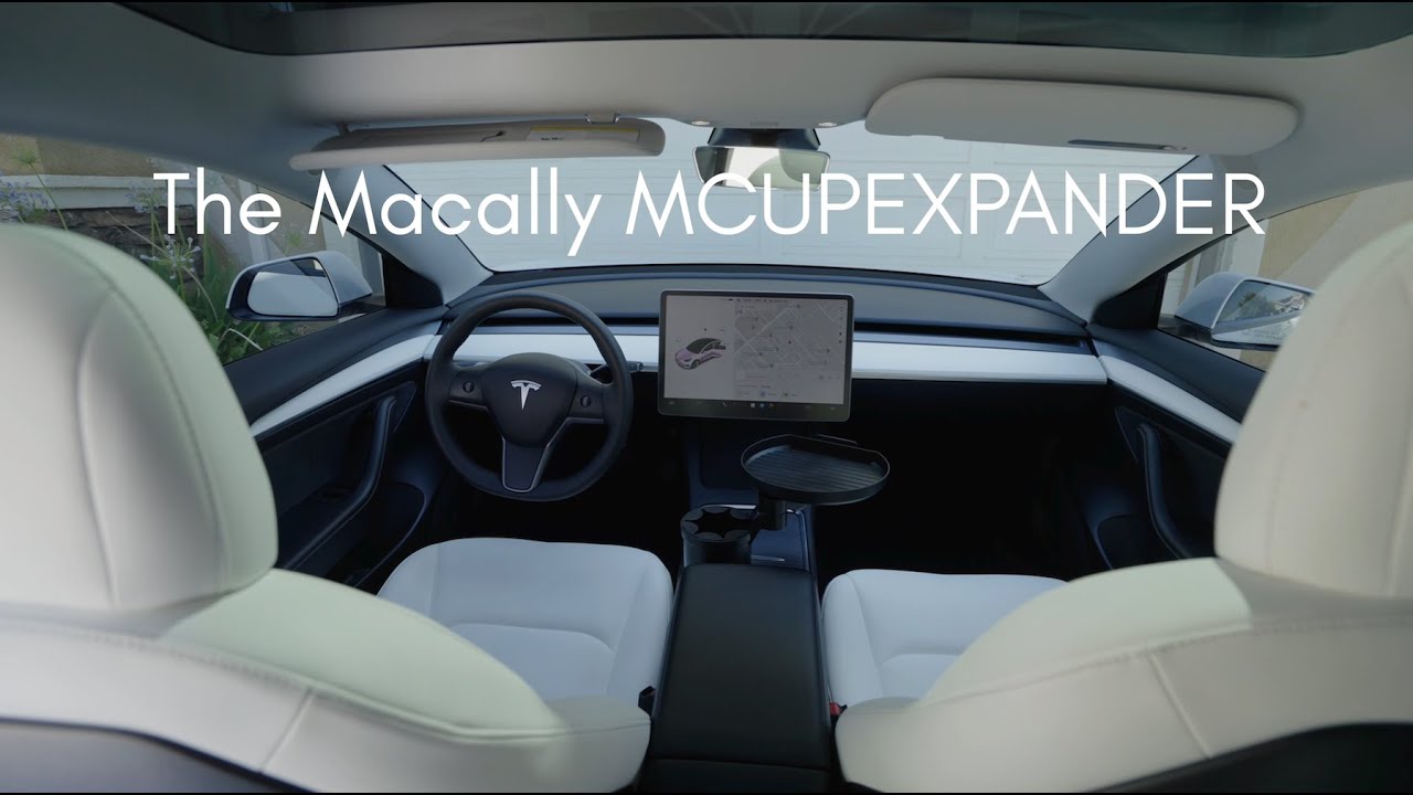 Car Cup Holder Tray and Cup Holder Expander for Car Macally MCUPEXPANDER
