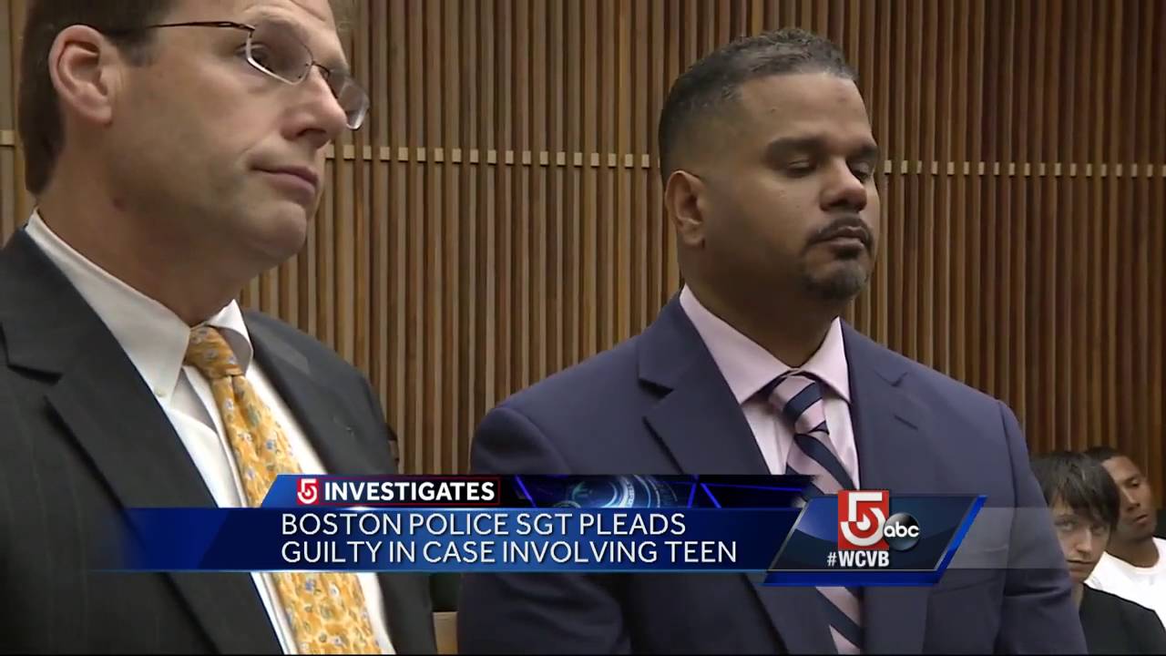 Boston police sgt. pleads guilty in case involving teenager