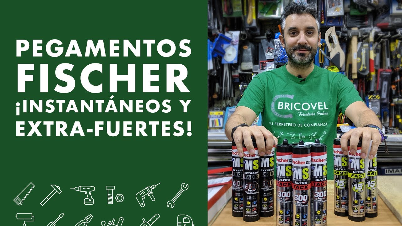 Pegamentos FISCHER instantáneos y extra-fuertes!