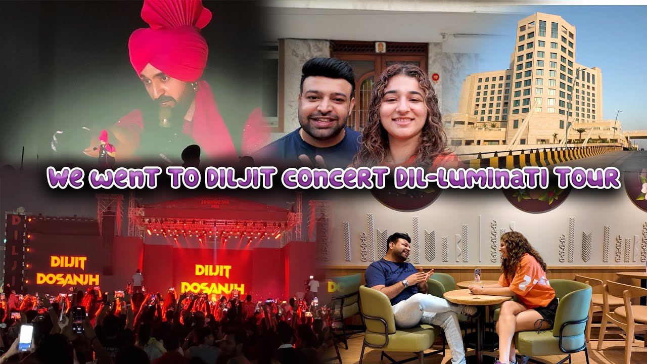 Our First Vlog & Concert Together: Diljit Dosanjh Live in Ahmedabad | CTS Vlog | DIL-LUMINATI TOUR