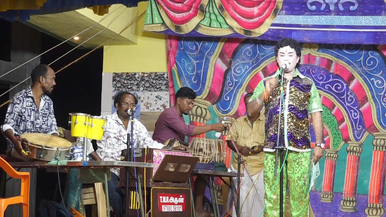 மூனாண்டிபட்டி வள்ளி திருமண நாடகத்தில் கேரக்டர் அறிமுகம் 