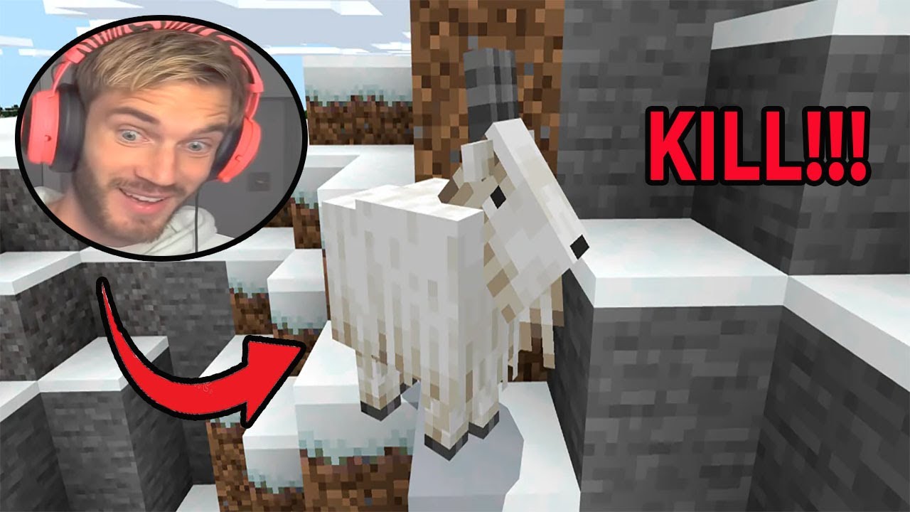 Gamers reaction to the Goat Mob in Minecraft 1.17!!