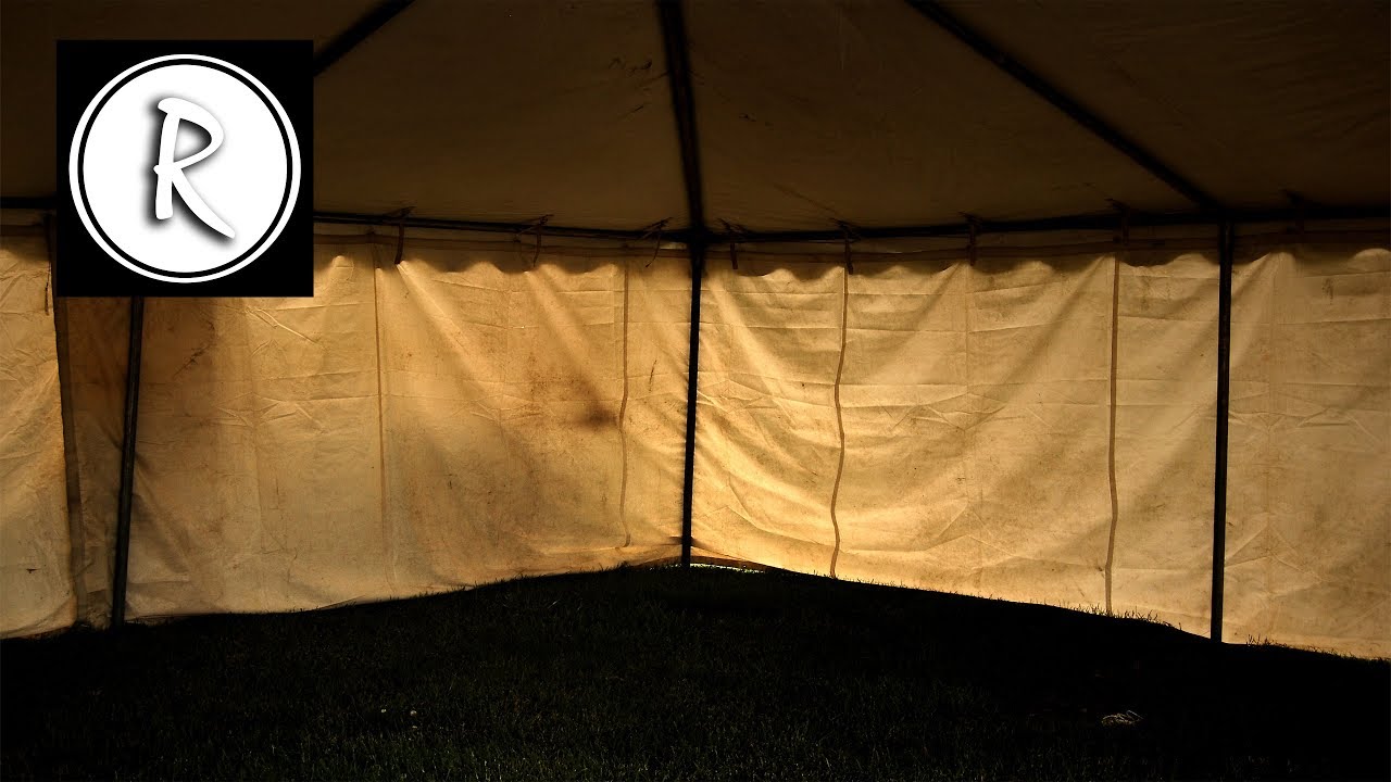 RAIN on a TENT I Sound bath for Study, Sleep, Massage & SPA I Relax Night and Day