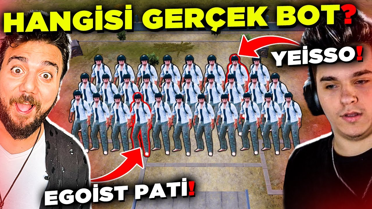 YANLIŞ BOTU VURURSAN &Ouml;LERSİN! YEİSSO &Ccedil;ILDIRDI! PUBG Mobile Ego Hunt Yeni Harita