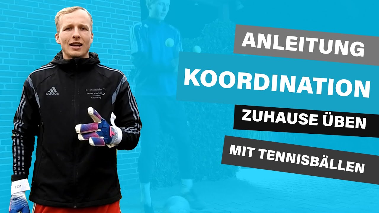 Torwarttraining Übung: Koordination zuhause üben