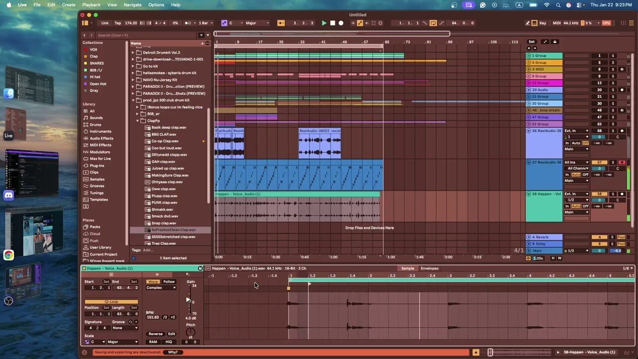 Making a beat with no drums again