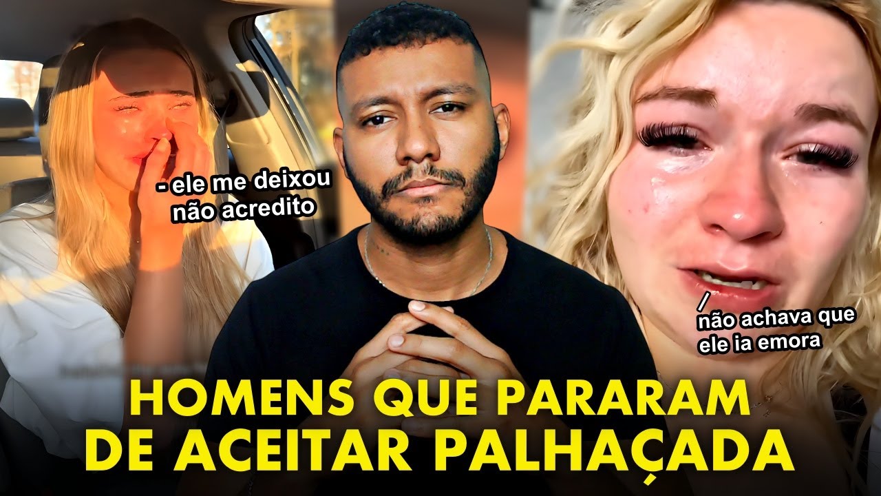 Os H0MENS estão FUGINDO de PROBLEMAS