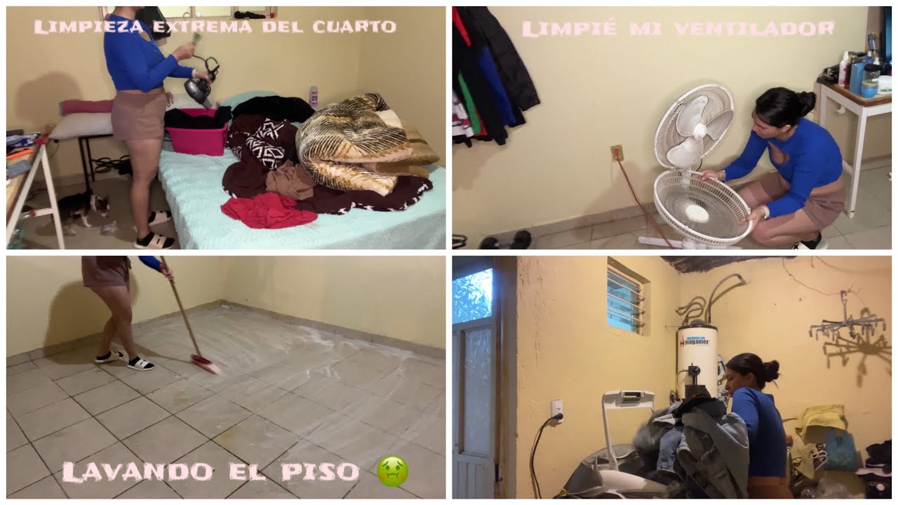 Limpieza Extrema de mi cuarto,cambié sábanas y cobijas,lavando el piso|VLOG|Jaki Tajimaroa