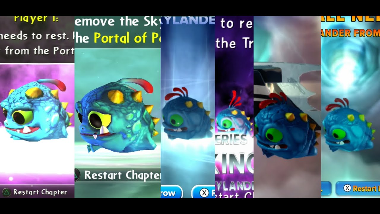 All Skylanders Need to Rest Comparison (PS3/Wii U) - Excluding Variants