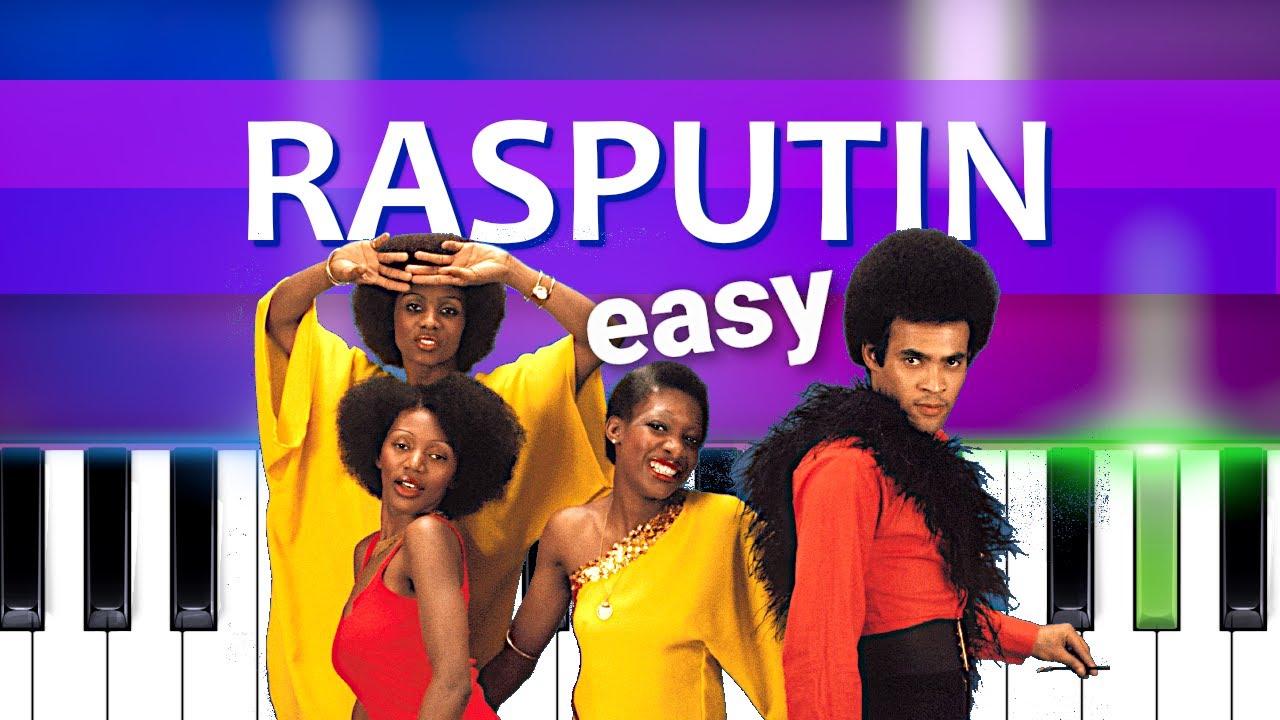 Boney M - Rasputin  | EASY PIANO TUTORIAL