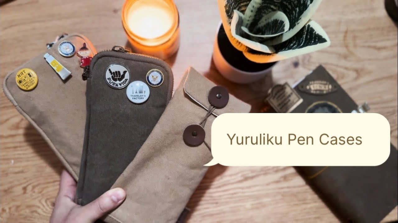 What is on my Yuruliku Pen Cases | futo-case, 3 pen case and  flat case | 