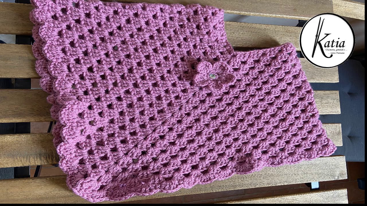 Tutorial uncinetto Poncho Lurex Bambina