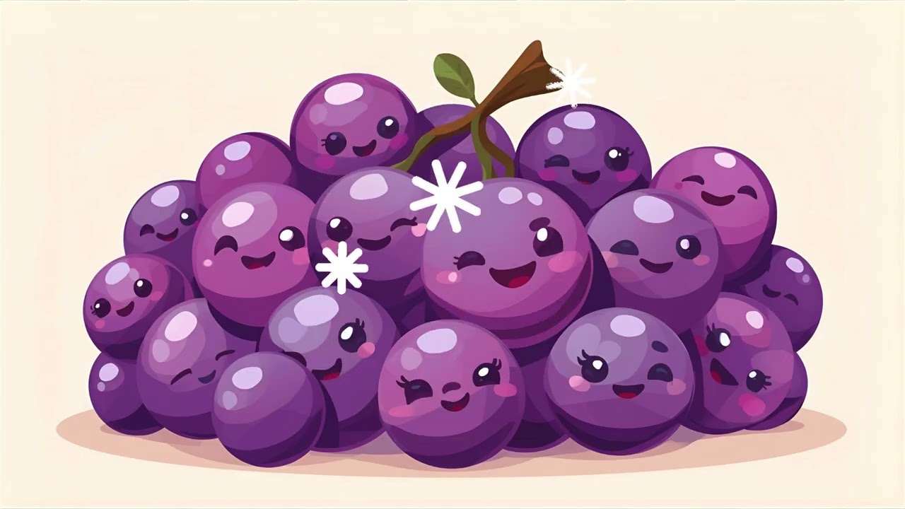 Песня о разноцветных фруктах | Учим цвета и фрукты для дошкольников