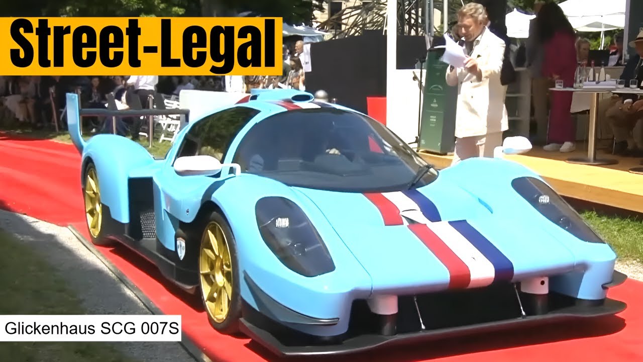 Street Legal Le Mans Car Glickenhaus 007S Stuns Villa d’Este!