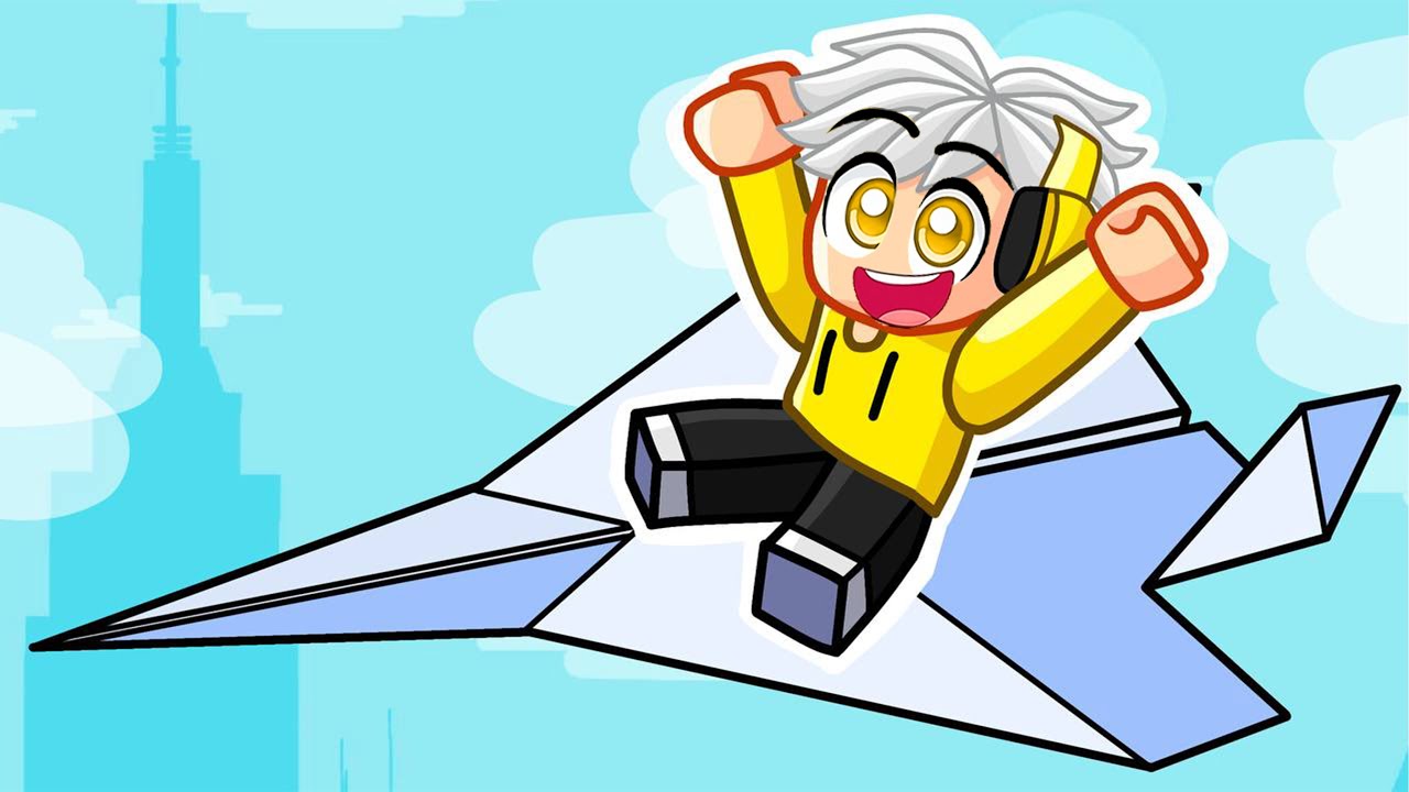 VOLO per 9.258.914 KM con un AEREOPLANINO di CARTA in Roblox!