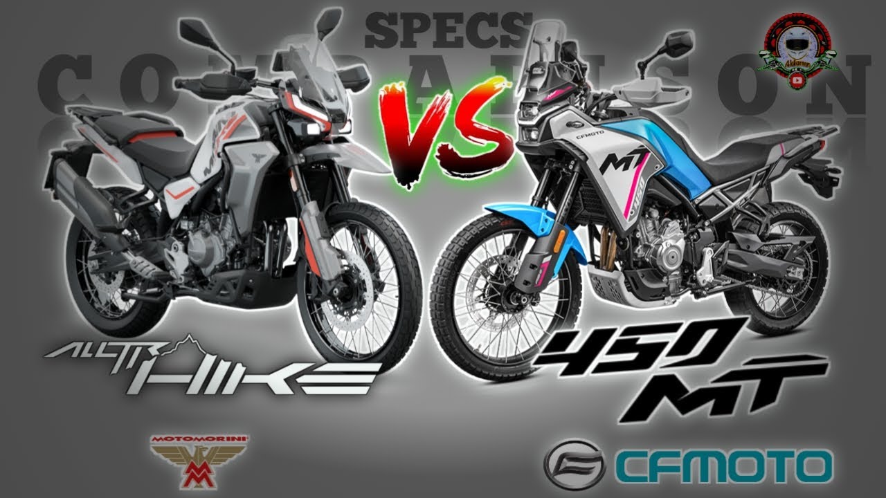MOTOMORINI ALLTRHIKE 450 vs CFMOTO 450MT SPECS COMPARISON