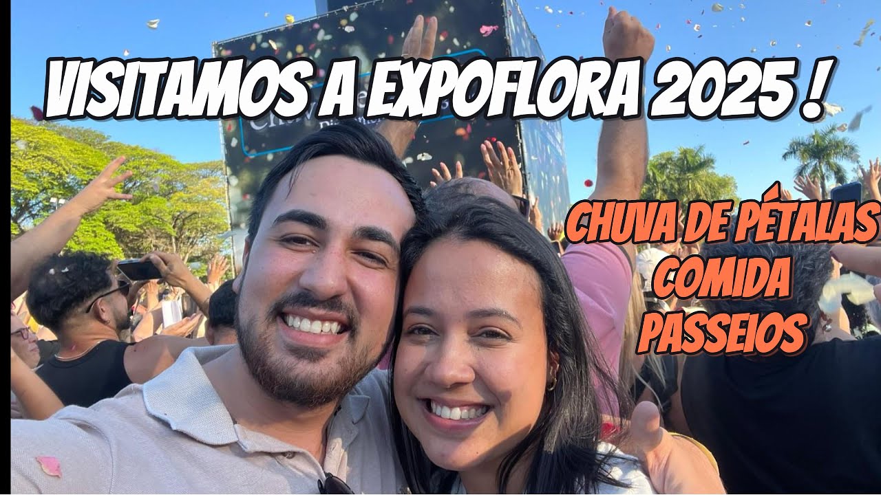 VISITAMOS A EXPOFLORA em HOLAMBRA-SP | VEM VER A CHUVA DE PÉTALAS | Dicas de Passeio + Comidas ! 🌻