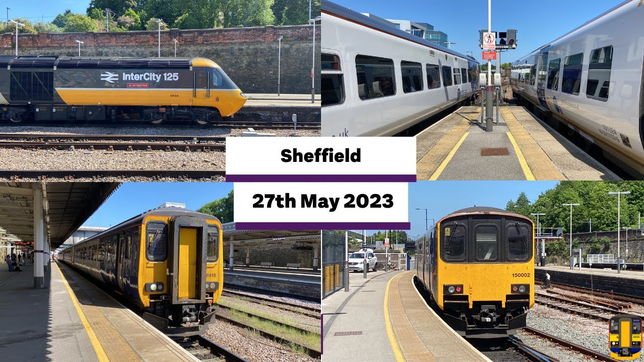 Trains at Sheffield Station (27/05/2023)