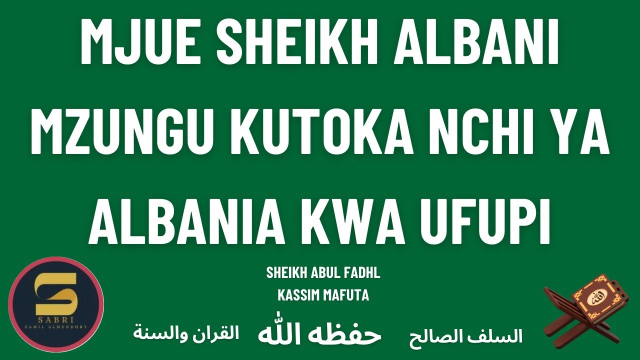 HUYU NDIE SHEIKH ALBANI MZUNGU KUTOKA NCHI YA ALBANIA. HISTORIA YAKE KWA UFUPI