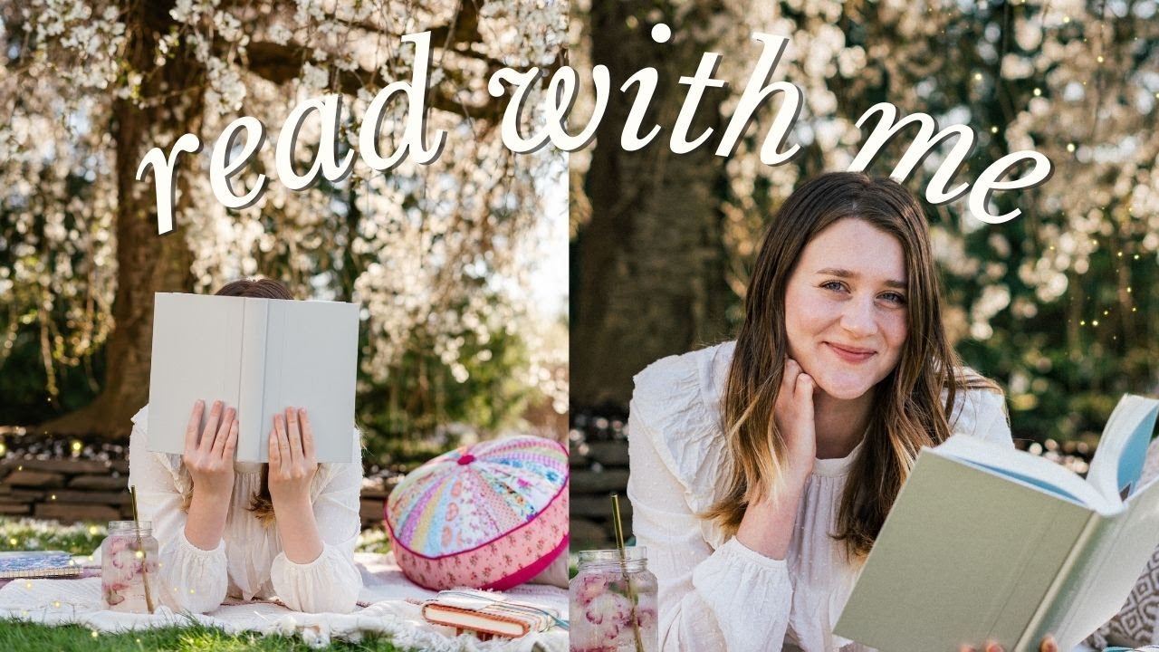 WHIMSICAL COTTAGECORE READ WITH ME 🌸✨ 45 minutes of peaceful music and nature sounds