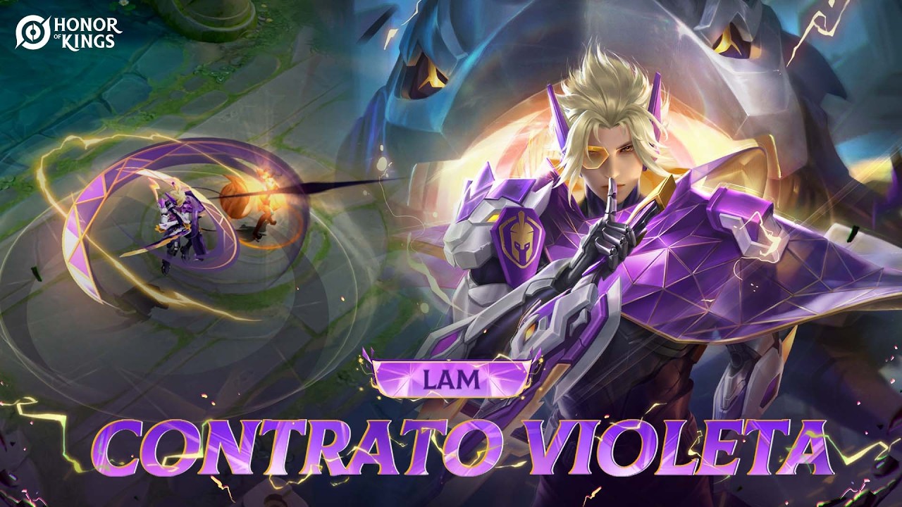 Lam Contrato Violeta | Apresentação de Visual | Honor of Kings