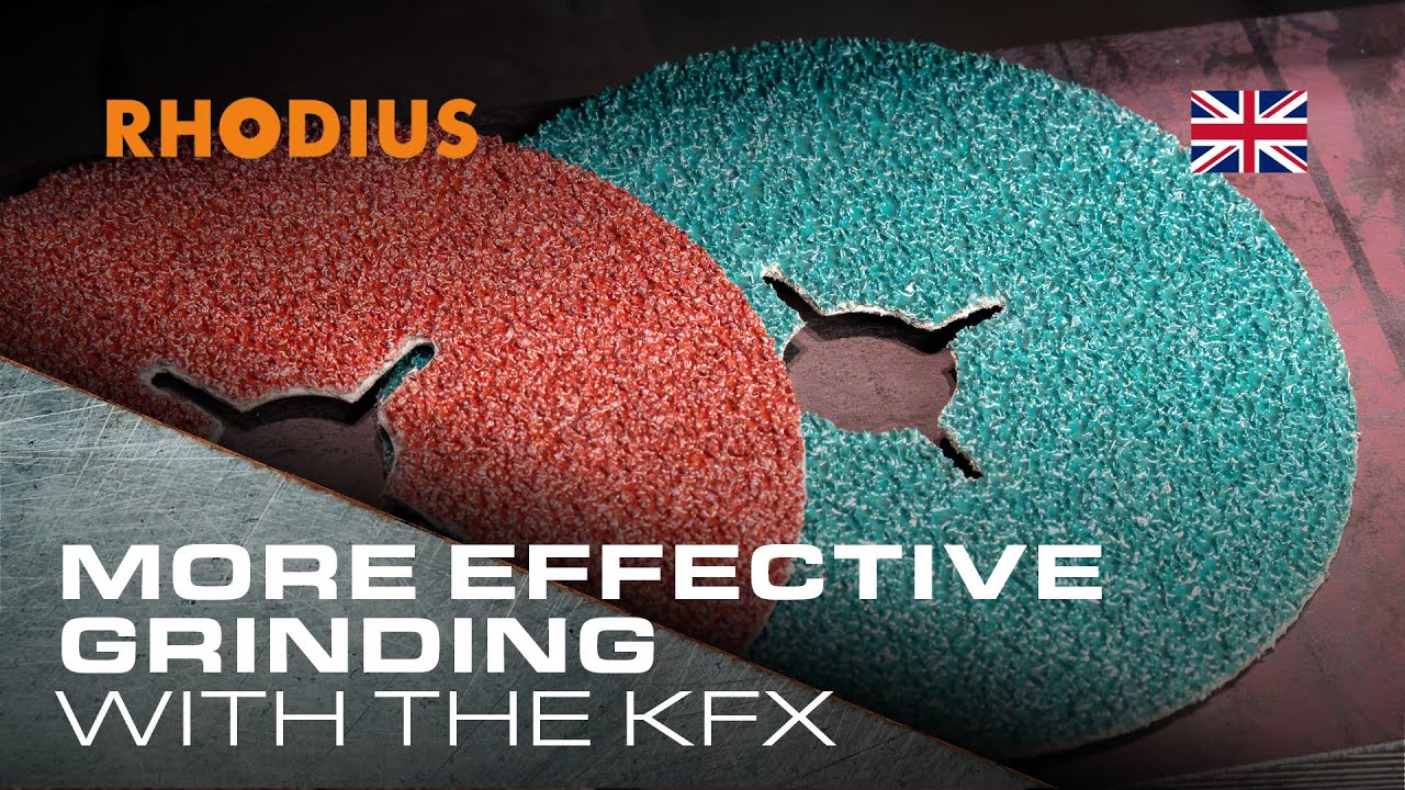 More effective grinding with the RHODIUS KFX SPEED