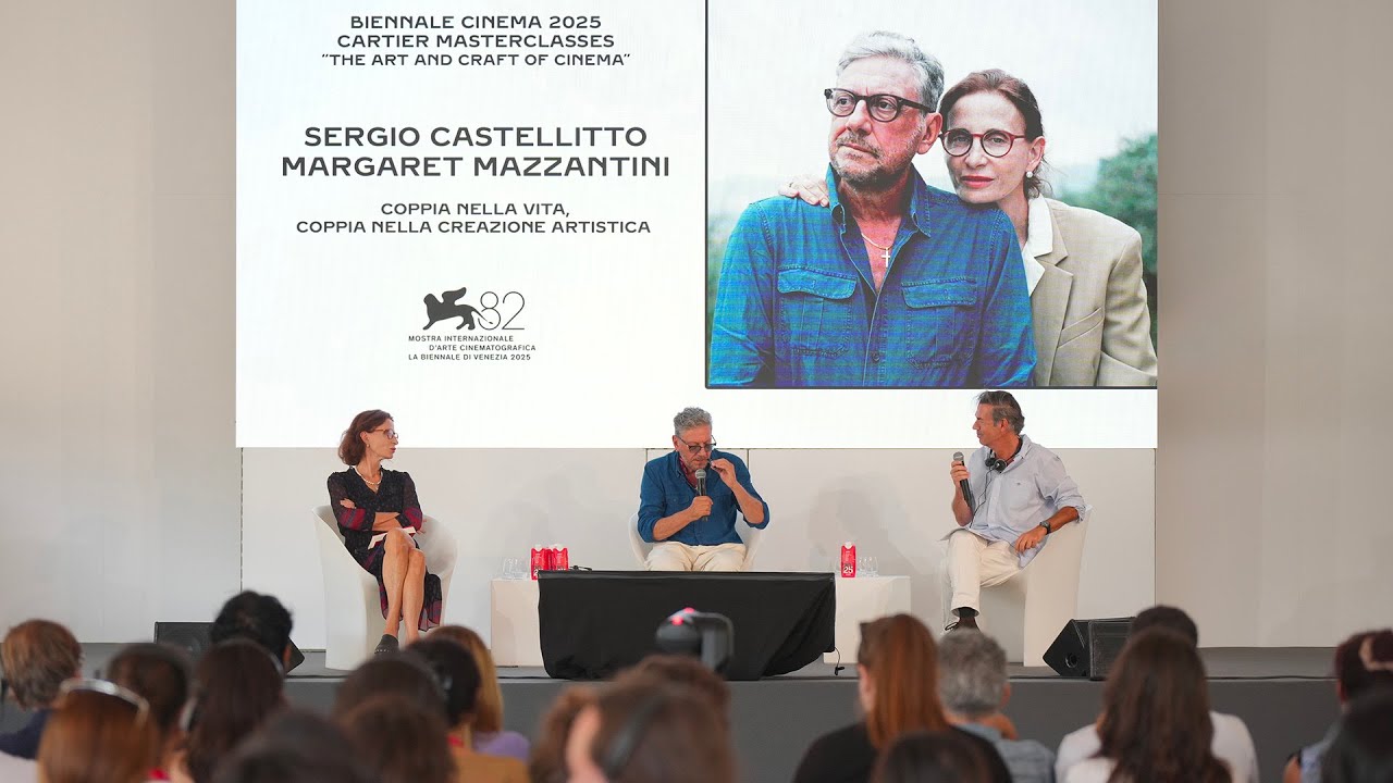 Venezia 82: Cartier&ndash;The Art and Craft of Cinema Conversation: Sergio Castellitto/Margaret Mazzantini