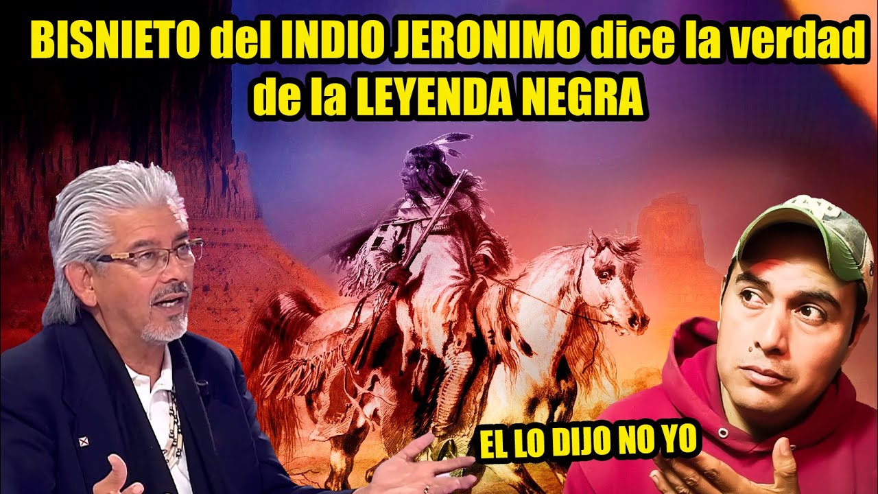 🇲🇽 🇪🇸😮BISNIETO DEL INDIO JERONIMO DICE LA VERDAD de la Leyenda NEGRA. mexicano reacciona a españa