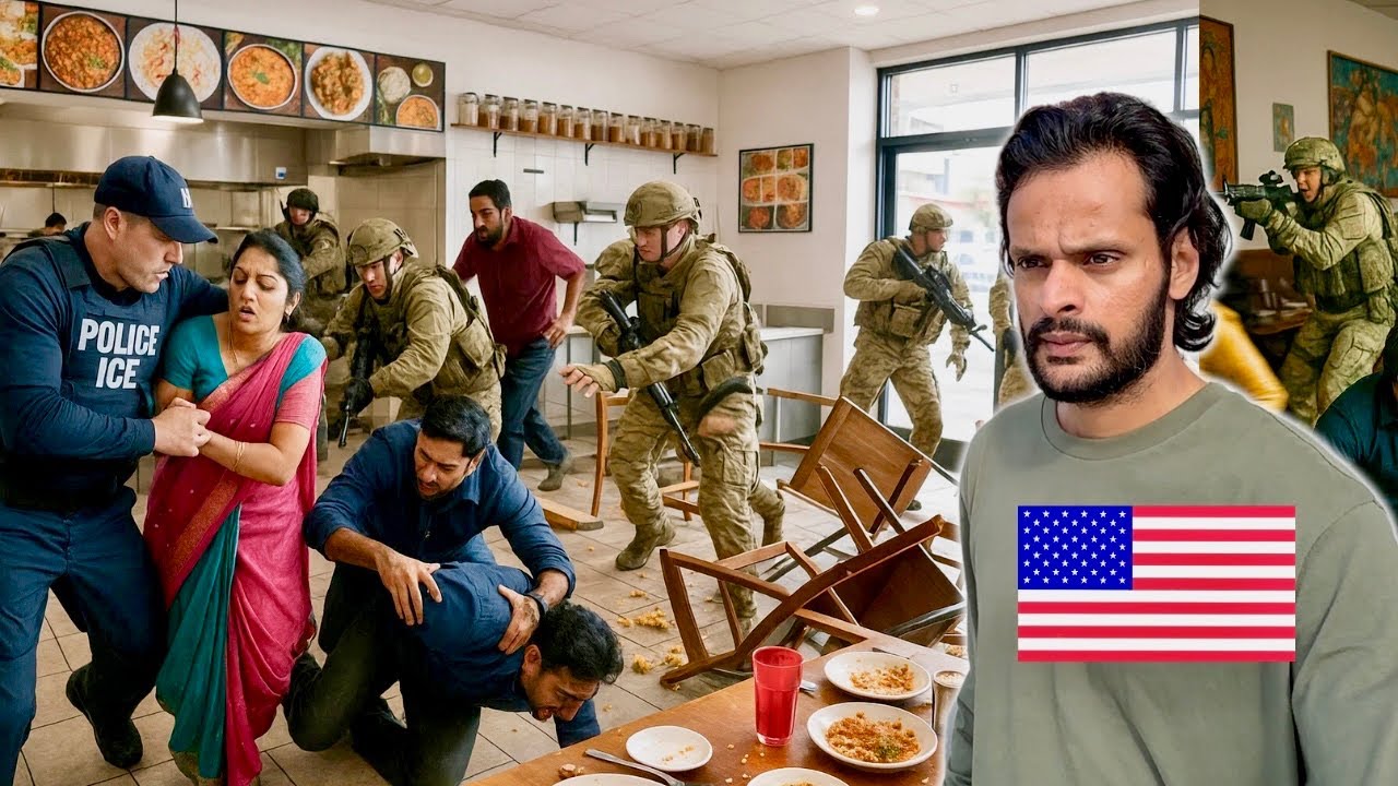 ICE Raids Restaurants in AMERICA🇺🇸🇮🇳| Indians Mass Arrests Begin! | Big Shock for B1/B2 Visa Holders