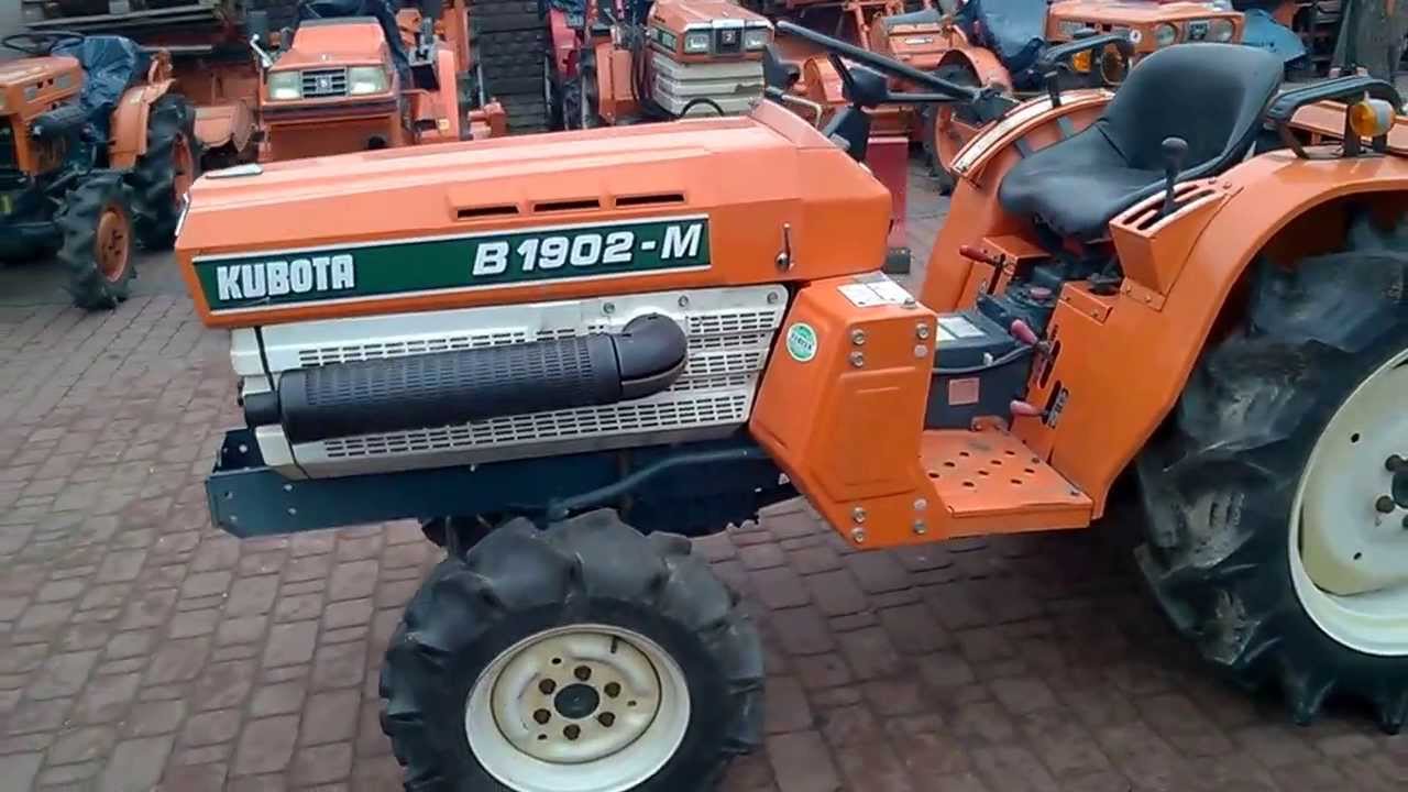 Kubota B 1902 japoński minitraktor ogrodniczy. www.akant-ogrody.pl