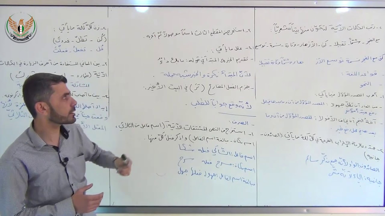 الثالث الثانوي العلمي والأدبي   اللغة العربية   فلسفة الحياة 2