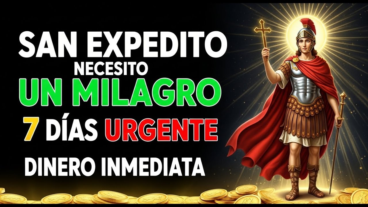 💰 EN 7 DÍAS! MILAGRO FINANCIERO URGENTE CON SAN EXPEDITO 🙏 REZA AHORA