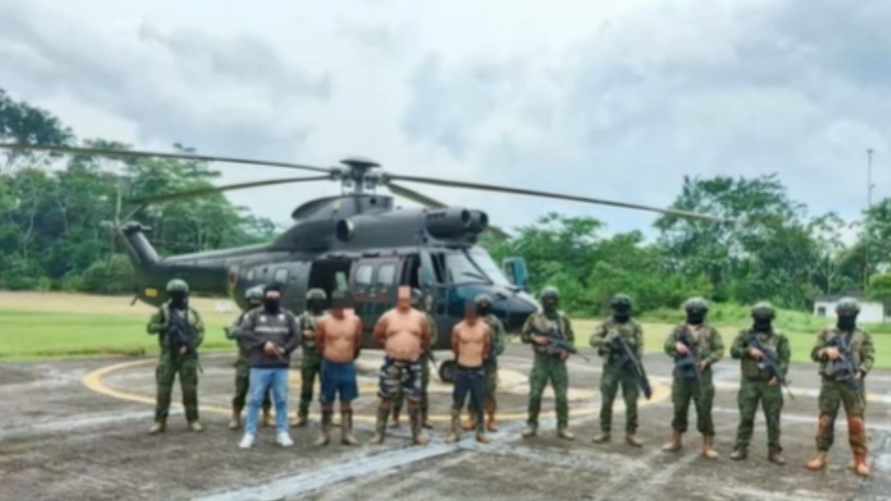 Ejército ecuatoriano desmantela campamento minero ilegal en Orellana