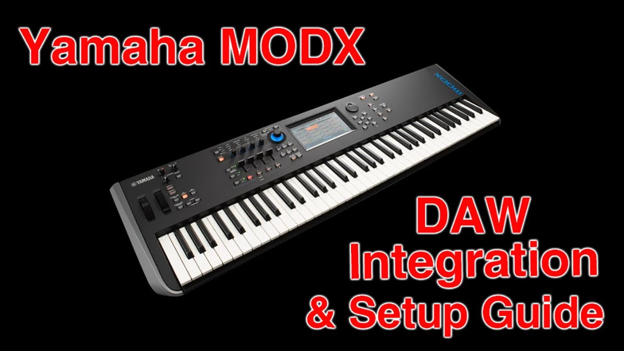 Yamaha MODX - Initial Daw Setup