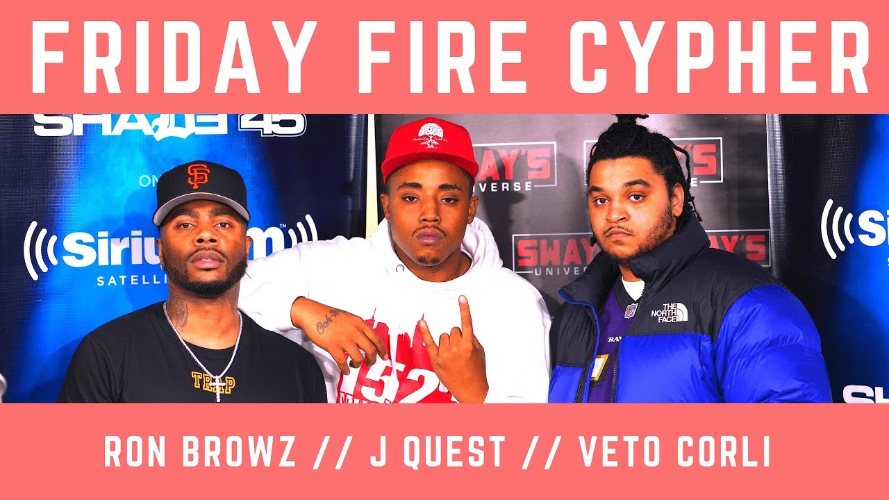 Friday Fire Cypher: J Quest and Veto Corli Trade Bars Over Ron Browz Beats | Sway's Universe