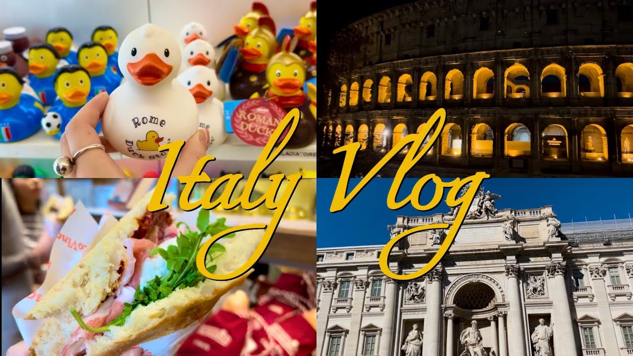 【ローマvlog】ターキッシュエアーで行くイタリア4泊6日旅🇮🇹着いた日の過ごし方