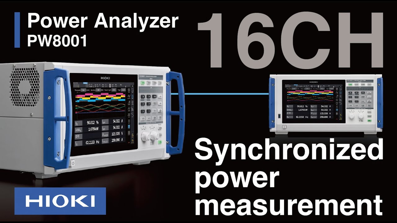 Multi-Channel Power Analyzer | Hioki PW8001