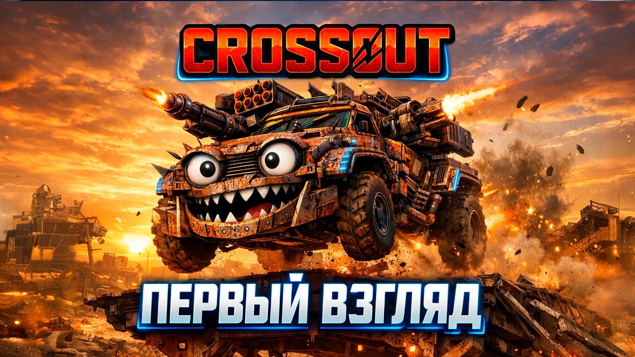 Crossout ПЕРВЫЙ ВЗГЛЯД 2026 🔥 Новый Билд после Мартовского Обновления | Крафт и PvP